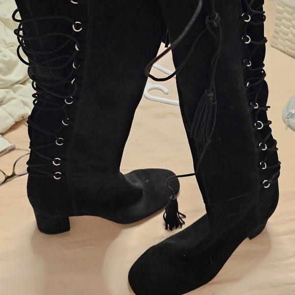 Enzo Angiolini tall suede boots - Picture 2 of 5